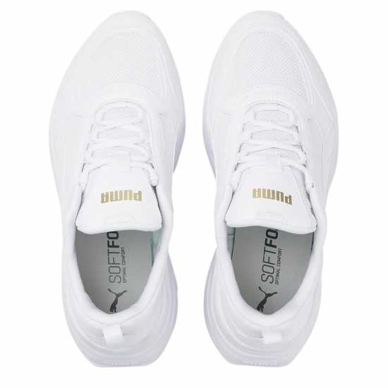 Дамски маратонки Puma Cassia Trainers Ladies Бяло/Злато Puma Cassia Trainers Ladies Бяло/Злато Дамски маратонки