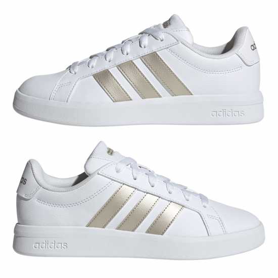Дамски маратонки Adidas Мъжки Маратонки Grand Court Base Womens Trainers Бяло Adidas Мъжки Маратонки Grand Court Base Womens Trainers Бяло Дамски маратонки
