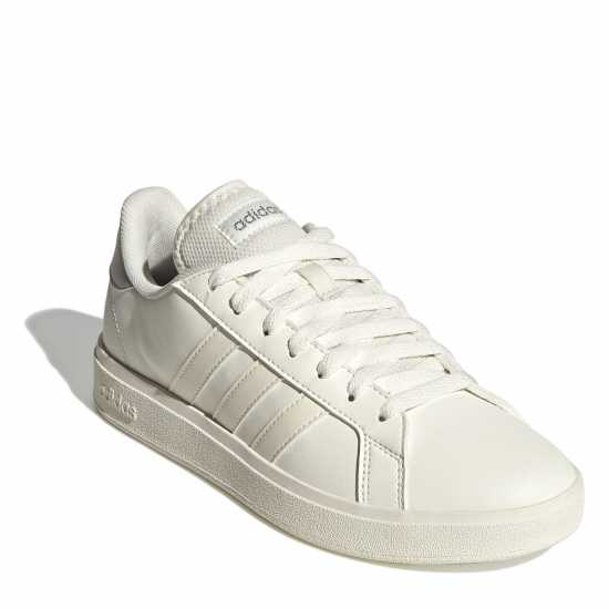 Adidas Мъжки Маратонки Grand Court Base Womens Trainers Core Wht/Slvr Дамски маратонки