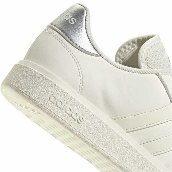 Adidas Мъжки Маратонки Grand Court Base Womens Trainers Core Wht/Slvr Дамски маратонки