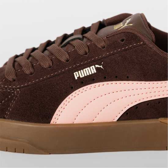 Puma Мъжки Маратонки Jada Suede Womens Trainers Brown/Pink 