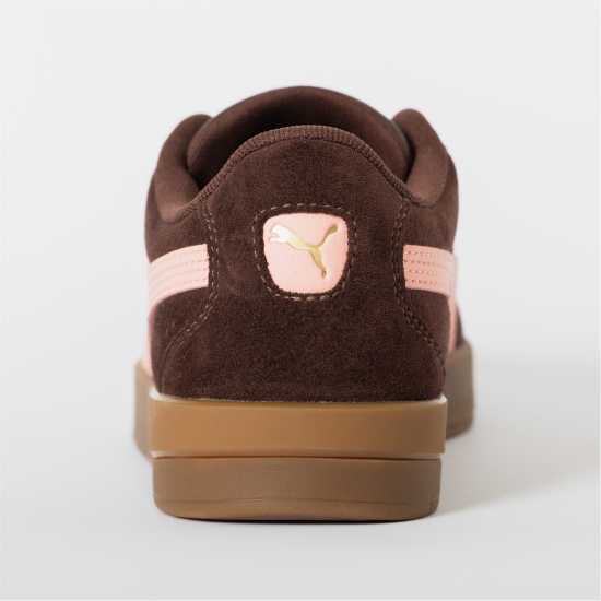 Puma Мъжки Маратонки Jada Suede Womens Trainers Brown/Pink 
