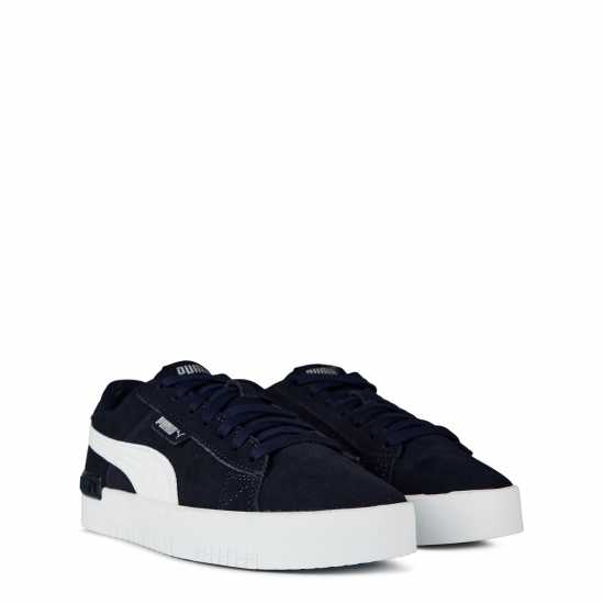 Puma Мъжки Маратонки Jada Suede Womens Trainers Морско синьо/Бяло 