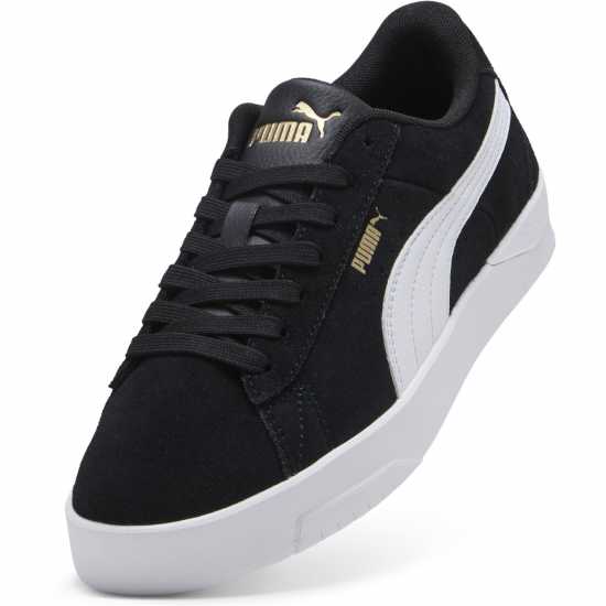 Puma Мъжки Маратонки Jada Suede Womens Trainers Черно/Бяло 