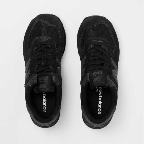 Мъжки Обувки New Balance 574 Womens Shoes Black Mono 