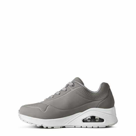 Дамски маратонки Skechers Uno Stand On Air Trainers Womens Сиво/Бяло Skechers Uno Stand On Air Trainers Womens Сиво/Бяло Дамски маратонки