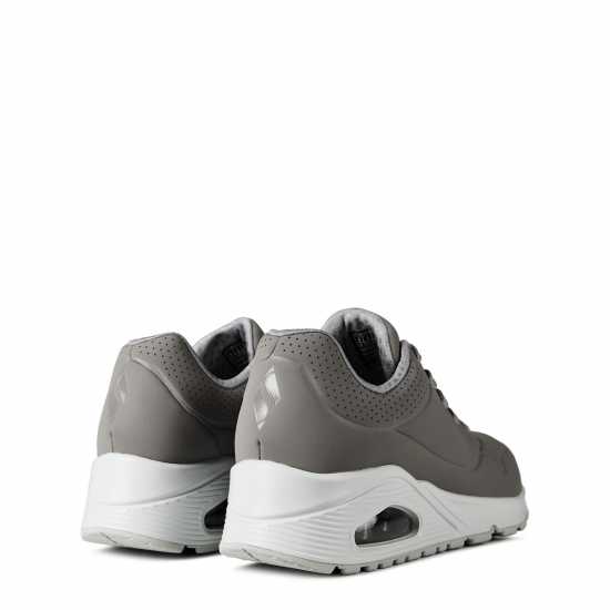 Дамски маратонки Skechers Uno Stand On Air Trainers Womens Сиво/Бяло Skechers Uno Stand On Air Trainers Womens Сиво/Бяло Дамски маратонки