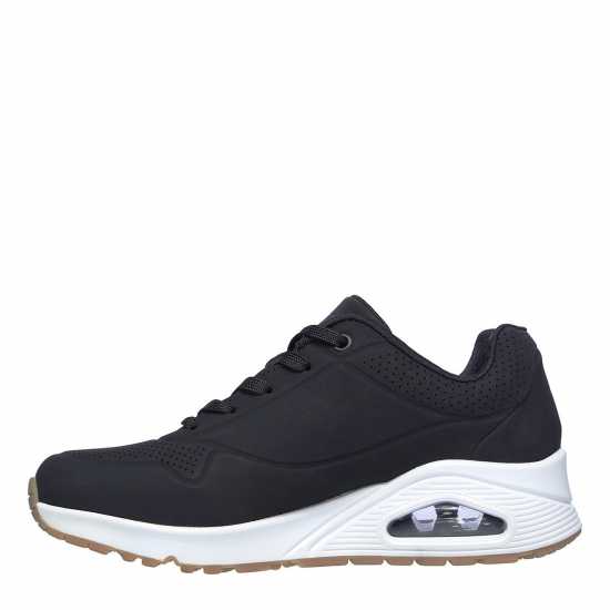 Дамски маратонки Skechers Uno Stand On Air Trainers Womens Черно/Бяло Skechers Uno Stand On Air Trainers Womens Черно/Бяло Дамски маратонки