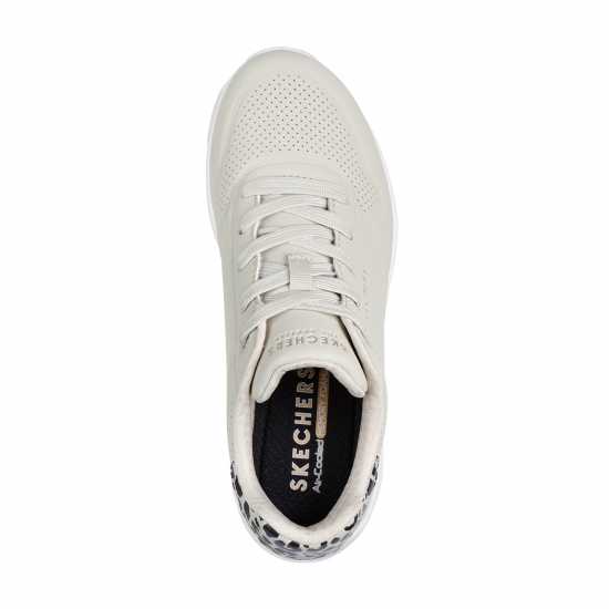 Дамски маратонки Skechers Uno Stand On Air Trainers Womens Бежово/Леопард Skechers Uno Stand On Air Trainers Womens Бежово/Леопард Дамски маратонки