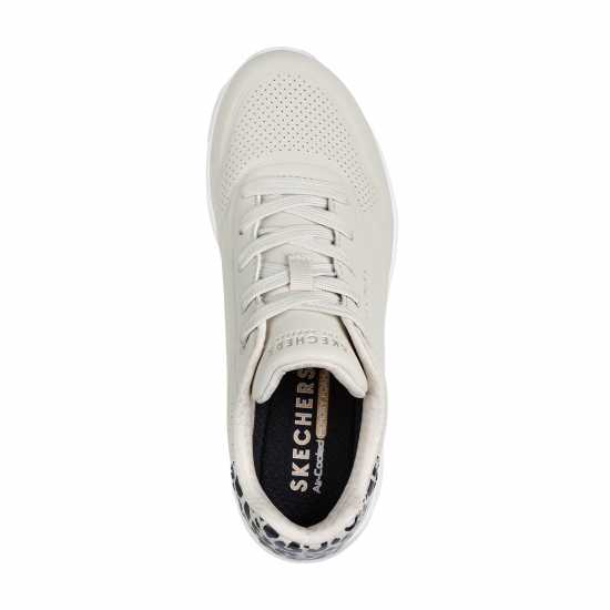 Дамски маратонки Skechers Uno Stand On Air Trainers Womens Бежово/Леопард Skechers Uno Stand On Air Trainers Womens Бежово/Леопард Дамски маратонки