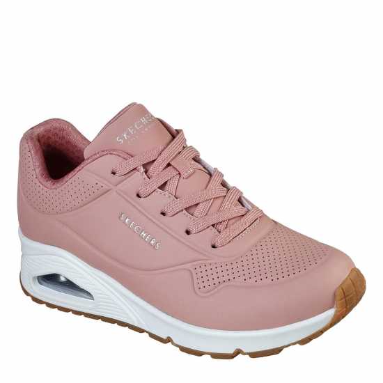 Skechers Uno Stand On Air Trainers Womens Rose Дамски маратонки