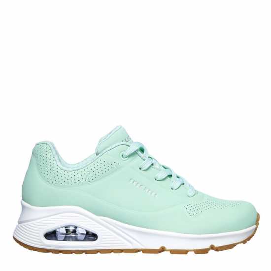 Дамски маратонки Skechers Uno Stand On Air Trainers Womens Black/Metallic Skechers Uno Stand On Air Trainers Womens Black/Metallic Дамски маратонки