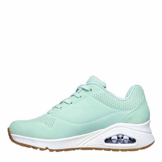 Дамски маратонки Skechers Uno Stand On Air Trainers Womens Black/Metallic Skechers Uno Stand On Air Trainers Womens Black/Metallic Дамски маратонки