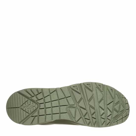 Skechers Uno Stand On Air Trainers Womens Olive Дамски маратонки