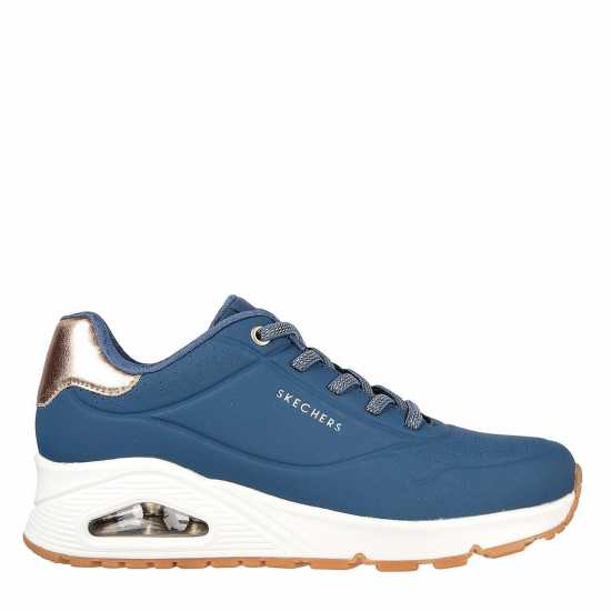 Дамски маратонки Skechers Uno Stand On Air Trainers Womens Тъмносин/Бял/Розов Skechers Uno Stand On Air Trainers Womens Тъмносин/Бял/Розов Дамски маратонки