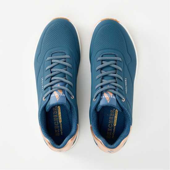 Дамски маратонки Skechers Uno Stand On Air Trainers Womens Тъмносин/Бял/Розов Skechers Uno Stand On Air Trainers Womens Тъмносин/Бял/Розов Дамски маратонки