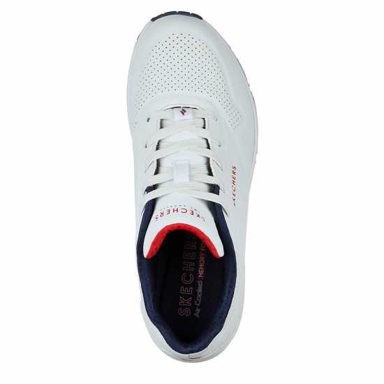 Дамски маратонки Skechers Uno Stand On Air Trainers Womens Бяло Skechers Uno Stand On Air Trainers Womens Бяло Дамски маратонки