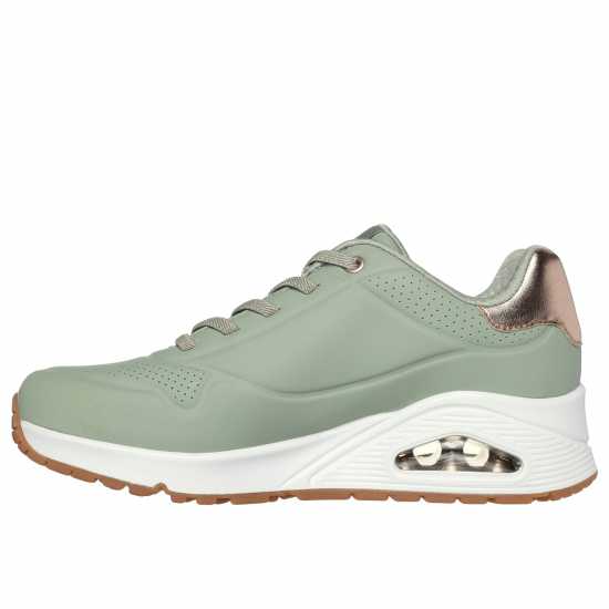 Дамски маратонки Skechers Uno Stand On Air Trainers Womens Sage Skechers Uno Stand On Air Trainers Womens Sage Дамски маратонки