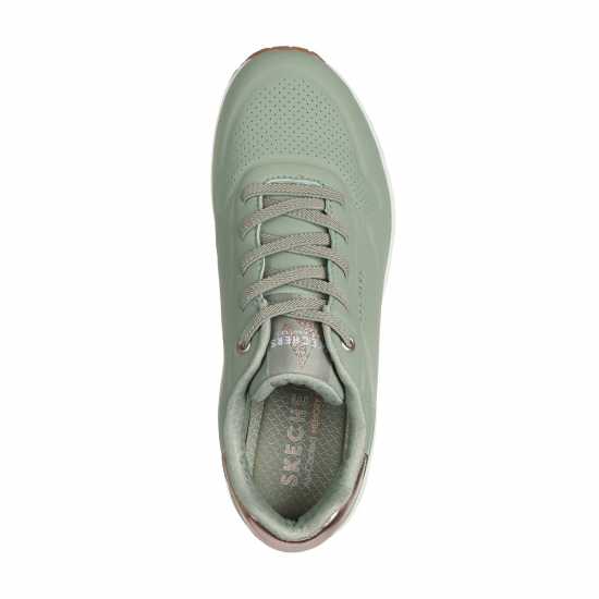 Skechers Uno Stand On Air Trainers Womens Sage Дамски маратонки