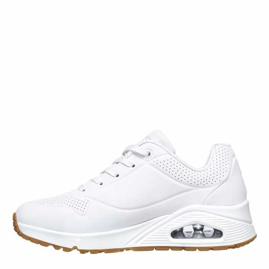 Skechers Uno Stand On Air Trainers Womens White Дамски маратонки