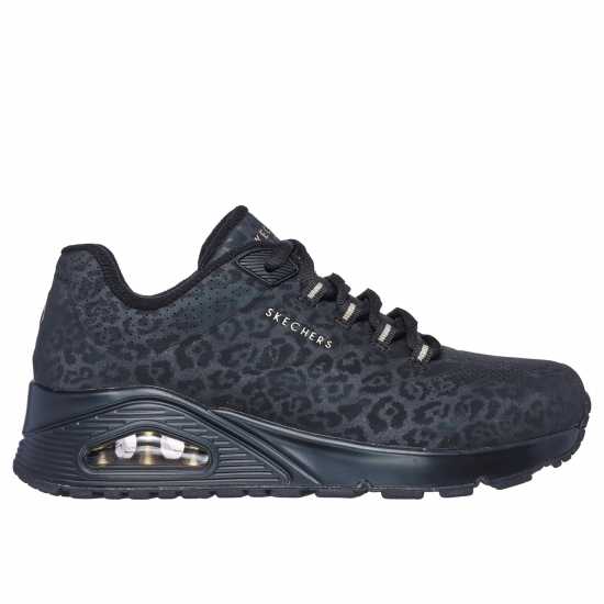 Дамски маратонки Skechers Uno Stand On Air Trainers Womens Черно/Леопард Skechers Uno Stand On Air Trainers Womens Черно/Леопард Дамски маратонки