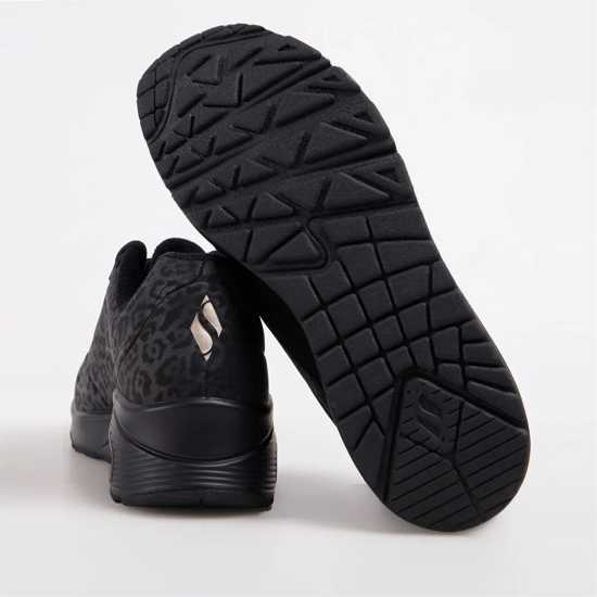 Дамски маратонки Skechers Uno Stand On Air Trainers Womens Черно/Леопард Skechers Uno Stand On Air Trainers Womens Черно/Леопард Дамски маратонки