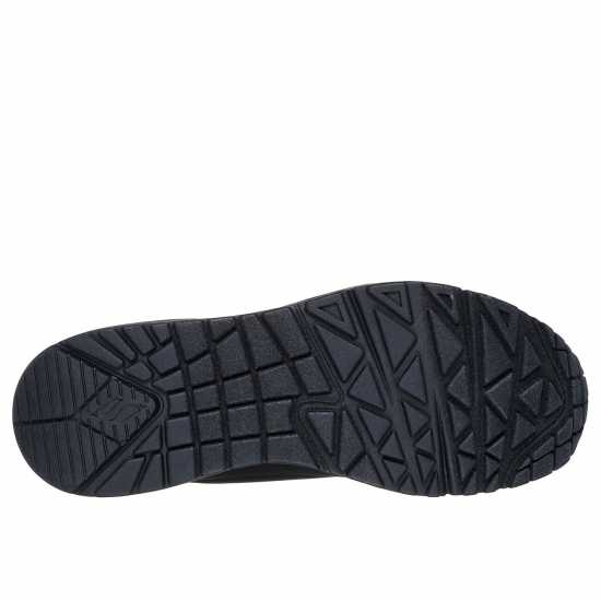 Skechers Uno Stand On Air Trainers Womens Черно/Розово Дамски маратонки