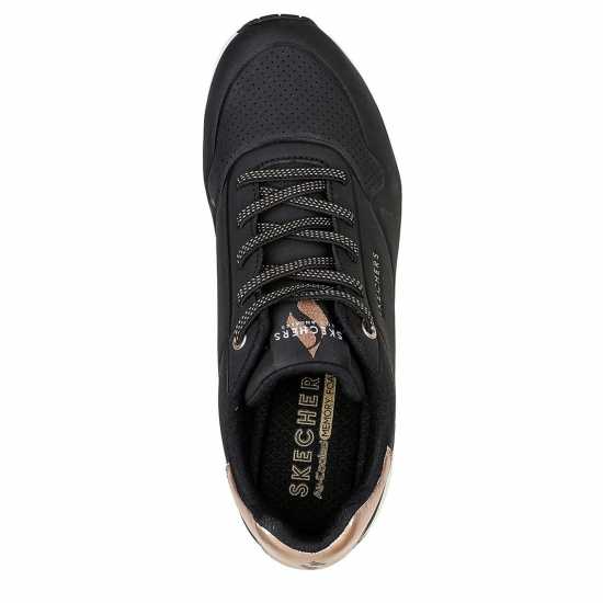 Skechers Uno Stand On Air Trainers Womens Beige/Leopard Дамски маратонки