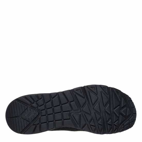 Skechers Uno Stand On Air Trainers Womens Black/Leopard Дамски маратонки