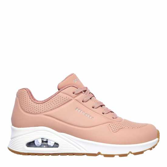 Дамски маратонки Skechers Uno Stand On Air Trainers Womens Роза Skechers Uno Stand On Air Trainers Womens Роза Дамски маратонки