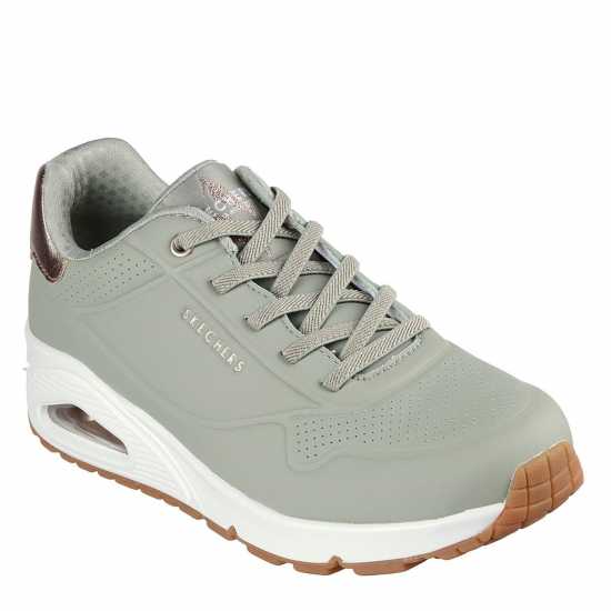 Дамски маратонки Skechers Uno Stand On Air Trainers Womens Шафран Skechers Uno Stand On Air Trainers Womens Шафран Дамски маратонки