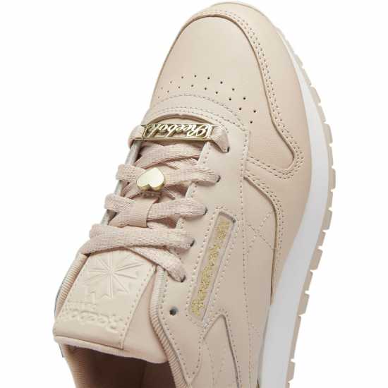 Reebok Classic Leather Shoes Pink/White Дамски маратонки
