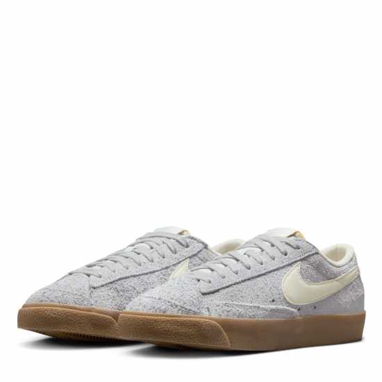 Nike Ниски Маратонки Blazer Low Trainers Womens Сиво/Бяло/Гума Nike Ниски Маратонки Blazer Low Trainers Womens Сиво/Бяло/Гума
