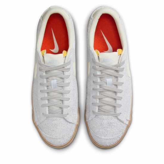 Nike Ниски Маратонки Blazer Low Trainers Womens Сиво/Бяло/Гума Nike Ниски Маратонки Blazer Low Trainers Womens Сиво/Бяло/Гума