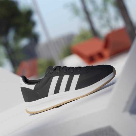 Adidas Run 70S 2.0 Low-Top Trainers Womens Черно/Бяло/Гума Дамски маратонки