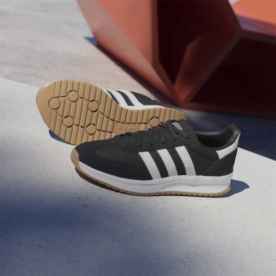 Adidas Run 70S 2.0 Low-Top Trainers Womens Черно/Бяло/Гума Дамски маратонки