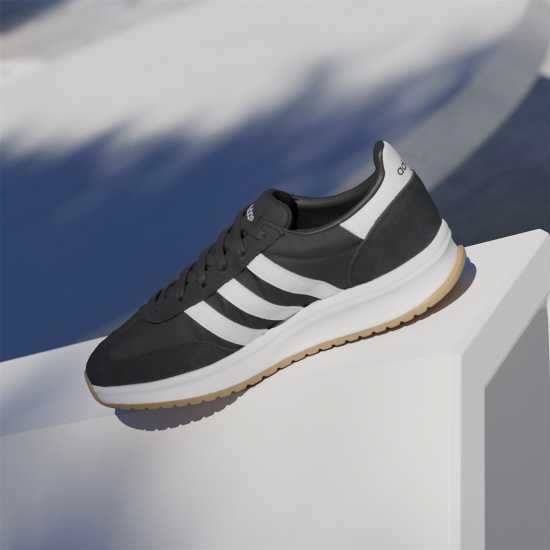 Adidas Run 70S 2.0 Low-Top Trainers Womens Черно/Бяло/Гума Дамски маратонки