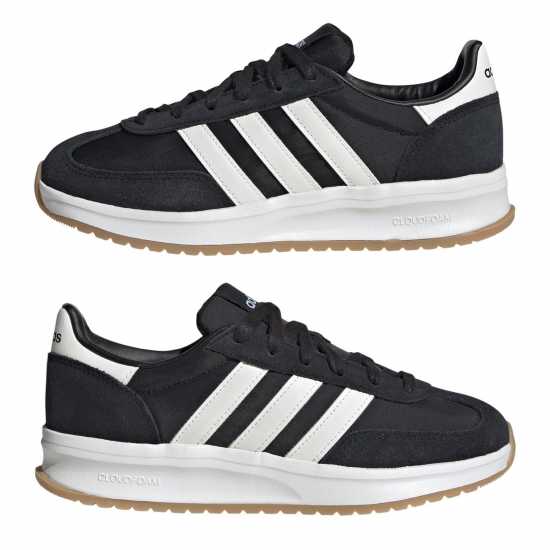 Adidas Run 70S 2.0 Low-Top Trainers Womens Черно/Бяло/Гума Дамски маратонки
