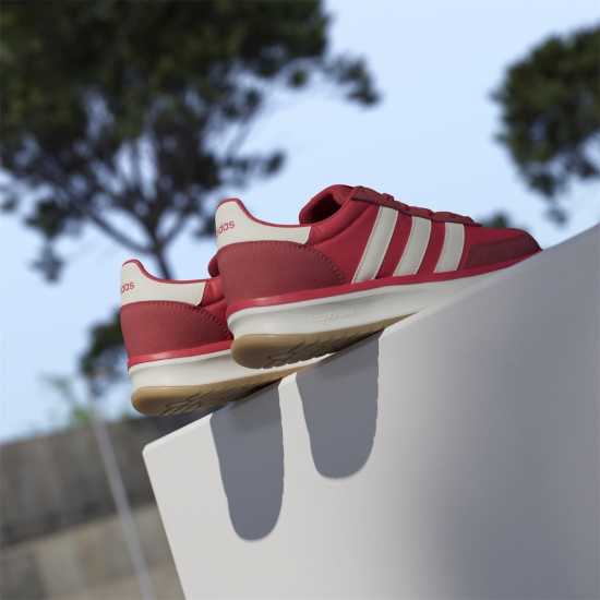 Adidas Run 70S 2.0 Low-Top Trainers Womens Red/White Дамски маратонки