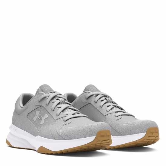 Under Armour Edge Suede Low-Top Trainers Сиво/Бяло/Гума Under Armour Edge Suede Low-Top Trainers Сиво/Бяло/Гума