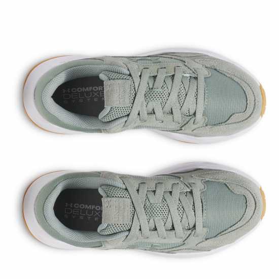 Under Armour Edge Suede Low-Top Trainers Силициево зелено 