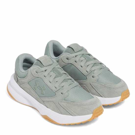 Under Armour Edge Suede Low-Top Trainers Силициево зелено 