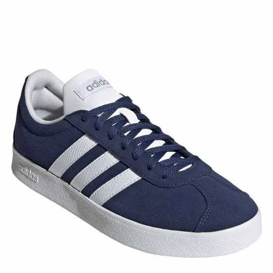 Adidas Vl Court Suede Womens Court Shoes Navy/White Дамски маратонки