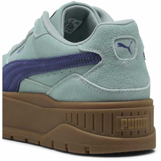 Puma Karmen Ii Idol Suede Low-Top Trainers Womens Мента/Гума 