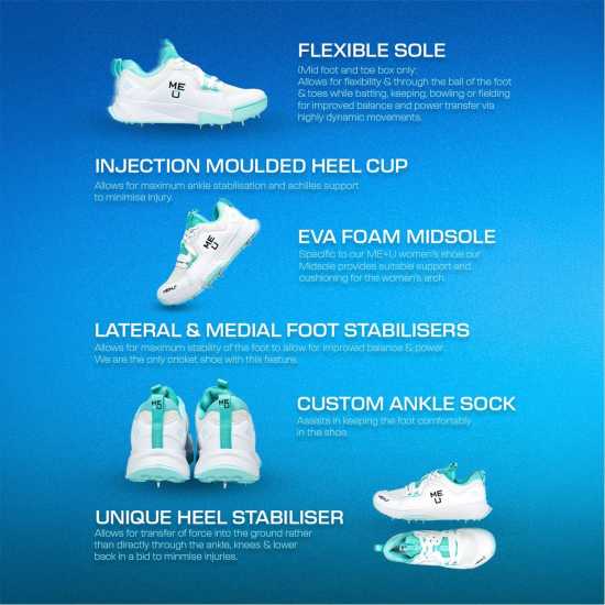 Me Plus U Cricket Spikes  