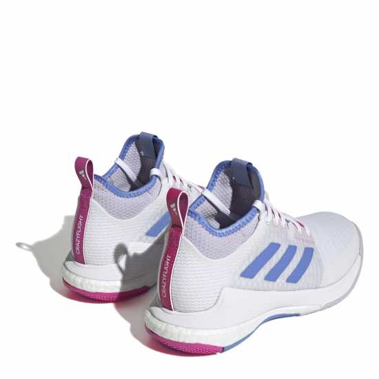 Adidas Маратонки Crazyflight Mid Indoor Court Trainers Wht/Blue/Slvr Мъжки баскетболни маратонки