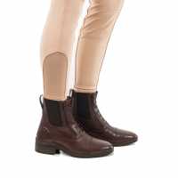 Brogini Vasto Double Zip Paddock Riding Boot Кафяво Гумени и дворни ботуши