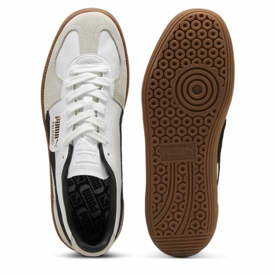 Puma Мъжки Маратонки Palermo Womens Trainers Бяло/Черно/Гума 
