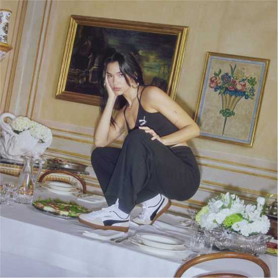 Puma Мъжки Маратонки Palermo Womens Trainers Бяло/Черно/Гума 