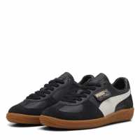 Puma Мъжки Маратонки Palermo Womens Trainers Черно/Бяло/Гума 